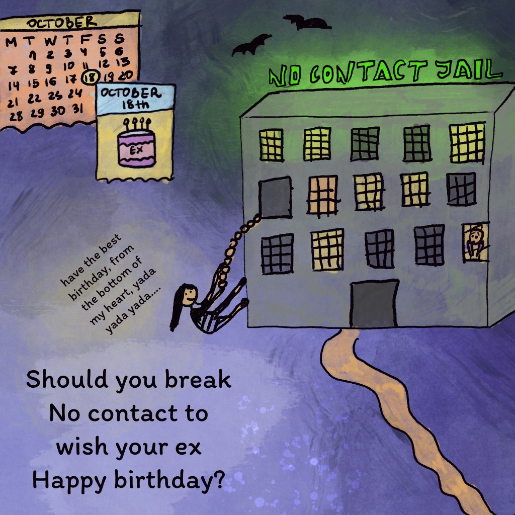 Should you break No contact to wish your ex Happy&nbsp;birthday